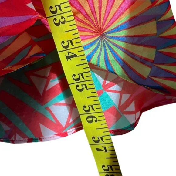 Mara Hoffman Beach Party Kaftan Swim Cover Maxi Dress Sheer Flowy - Picture 8 of 11